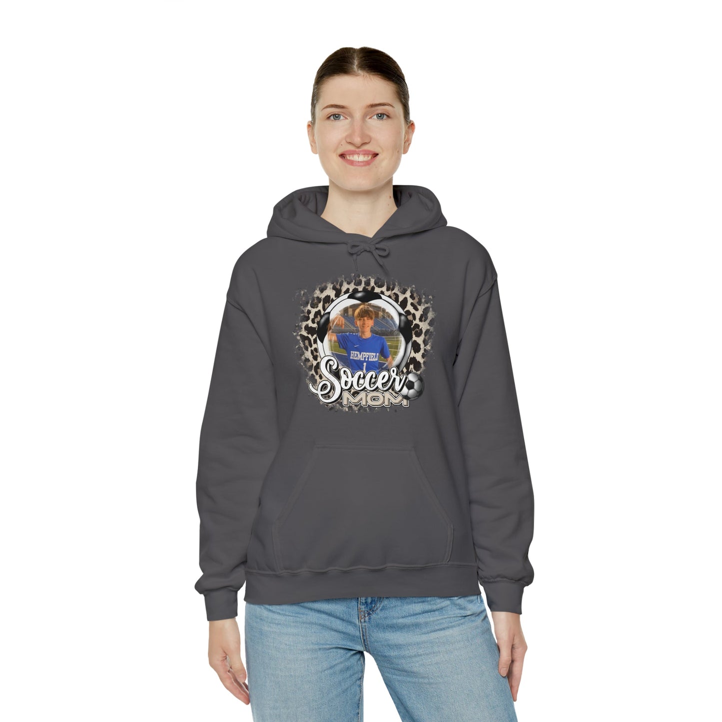Custom Soccer Mom Heavy Blend™ Hooded Sweatshirt