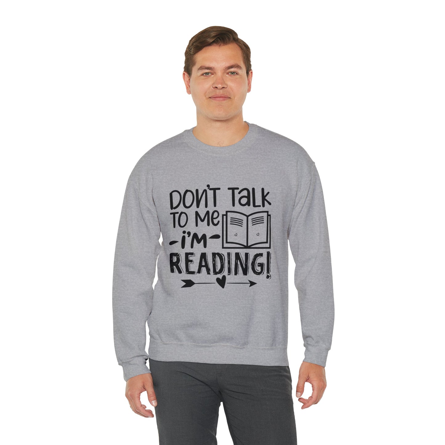 Don’t Talk Heavy Blend™ Crewneck Sweatshirt