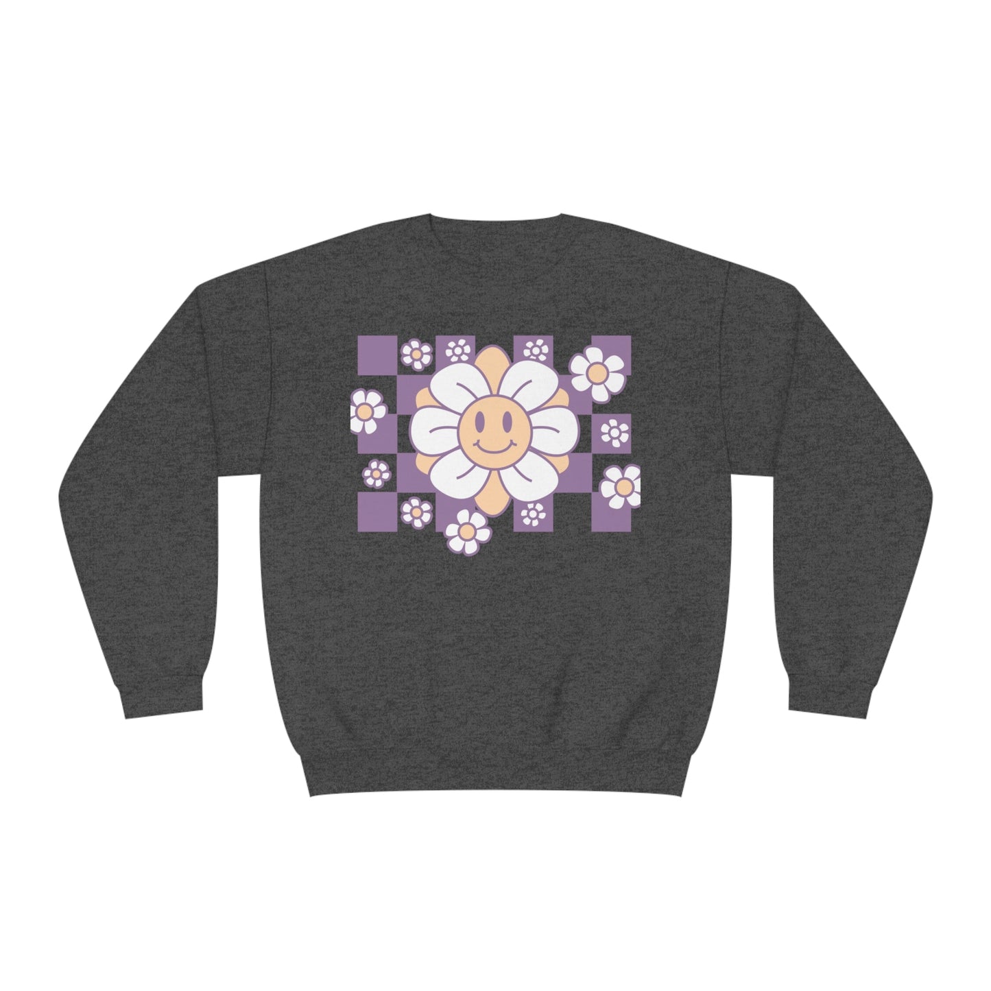 Smile Flower NuBlend® Crewneck Sweatshirt