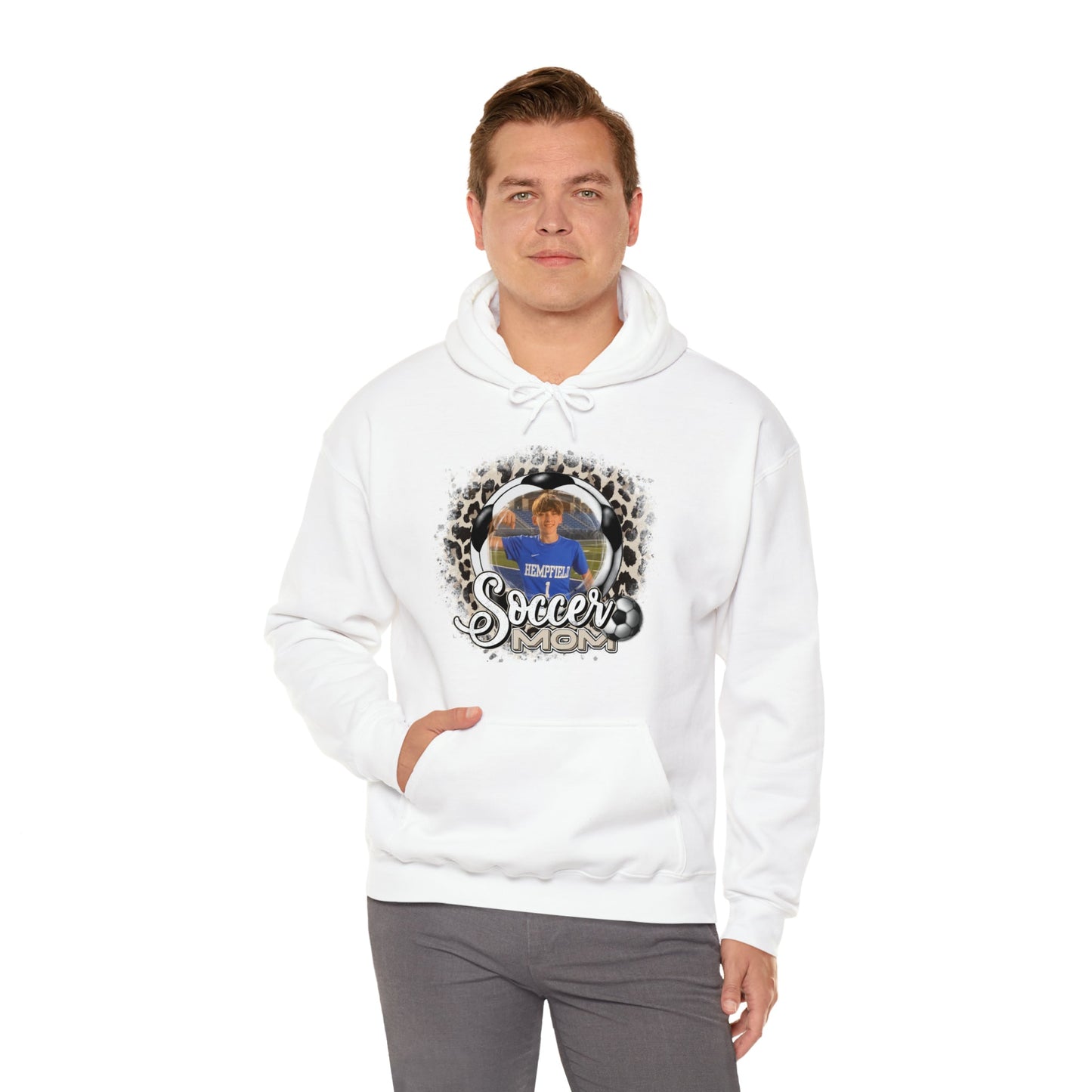 Custom Soccer Mom Heavy Blend™ Hooded Sweatshirt