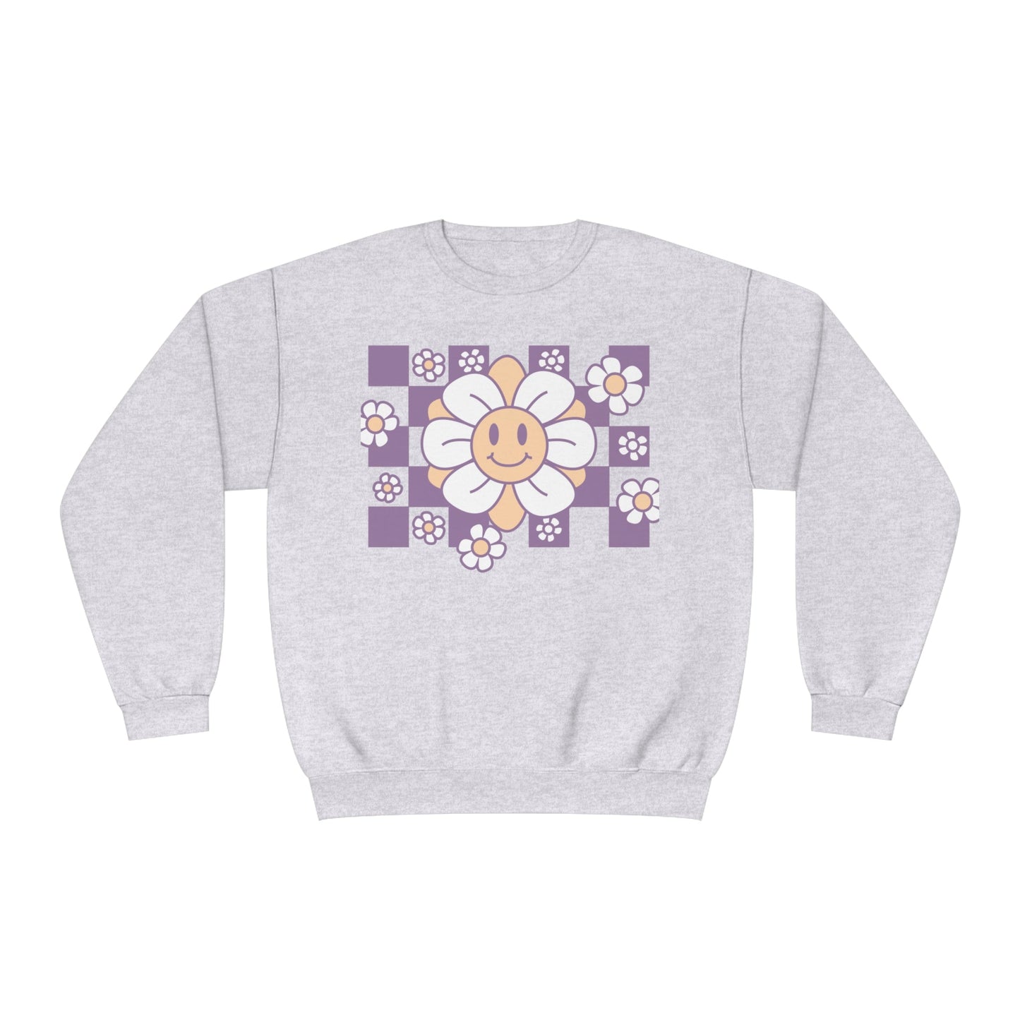 Smile Flower NuBlend® Crewneck Sweatshirt