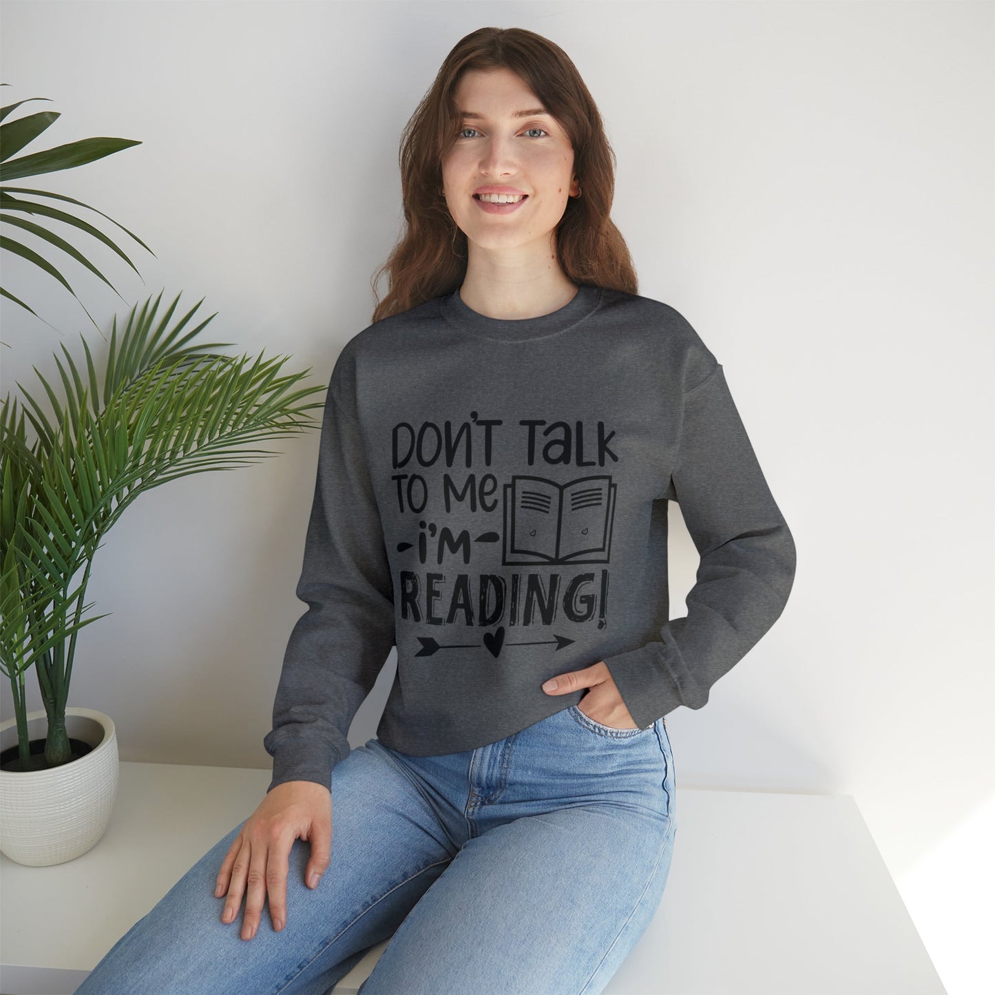 Don’t Talk Heavy Blend™ Crewneck Sweatshirt
