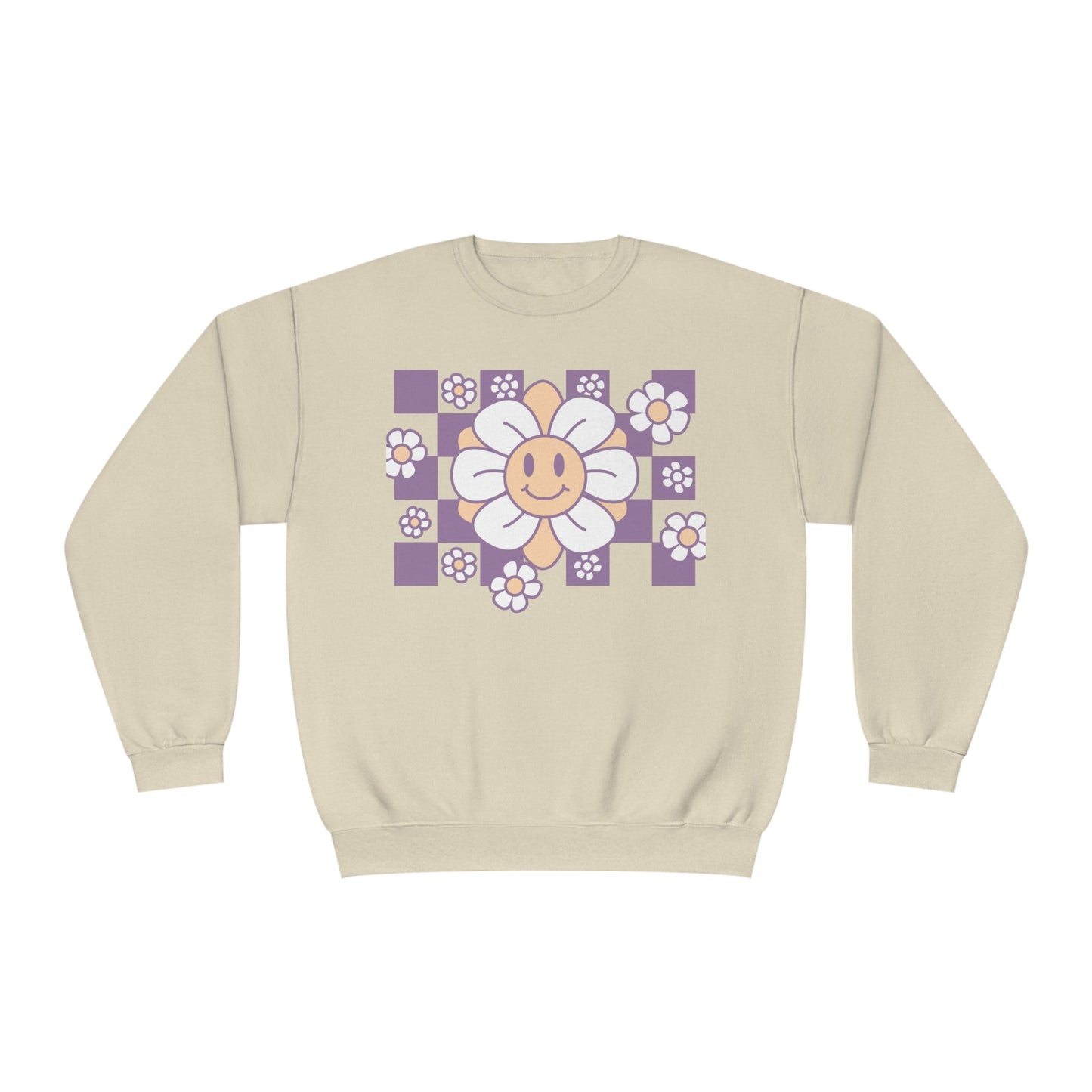 Smile Flower NuBlend® Crewneck Sweatshirt