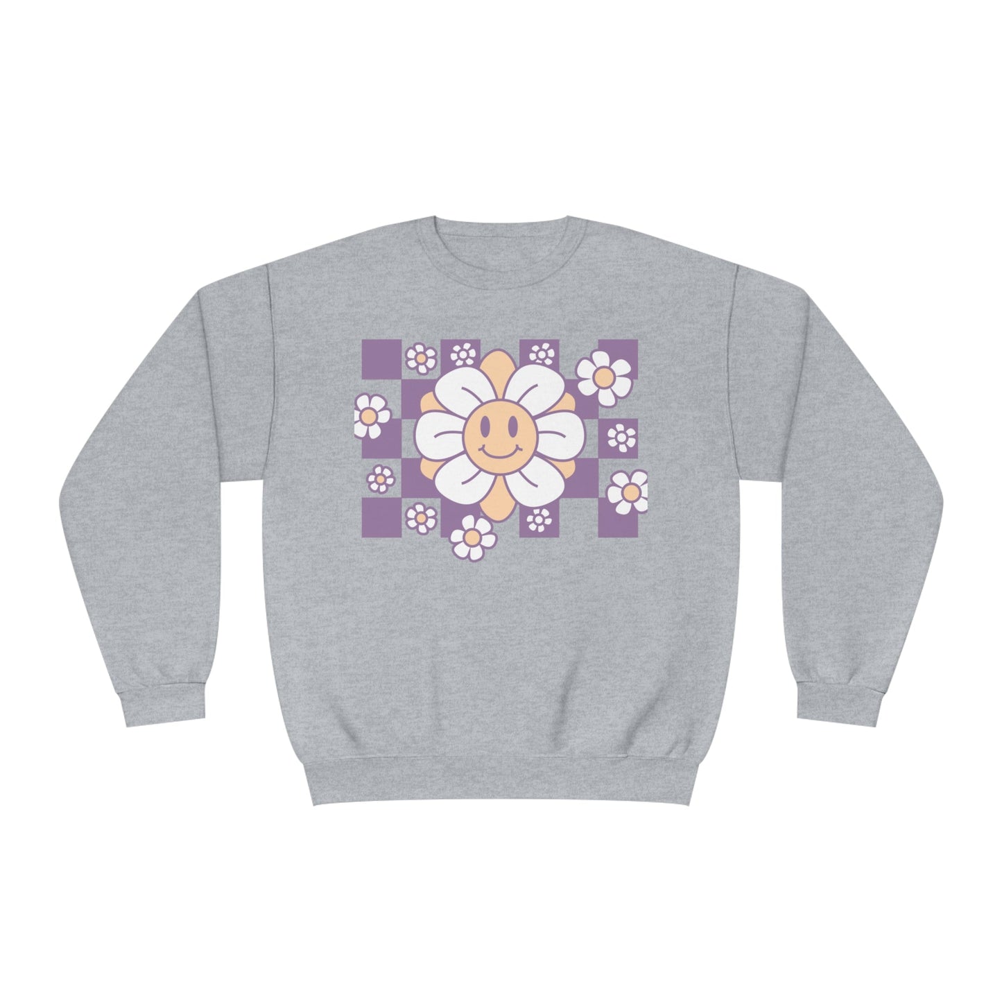 Smile Flower NuBlend® Crewneck Sweatshirt