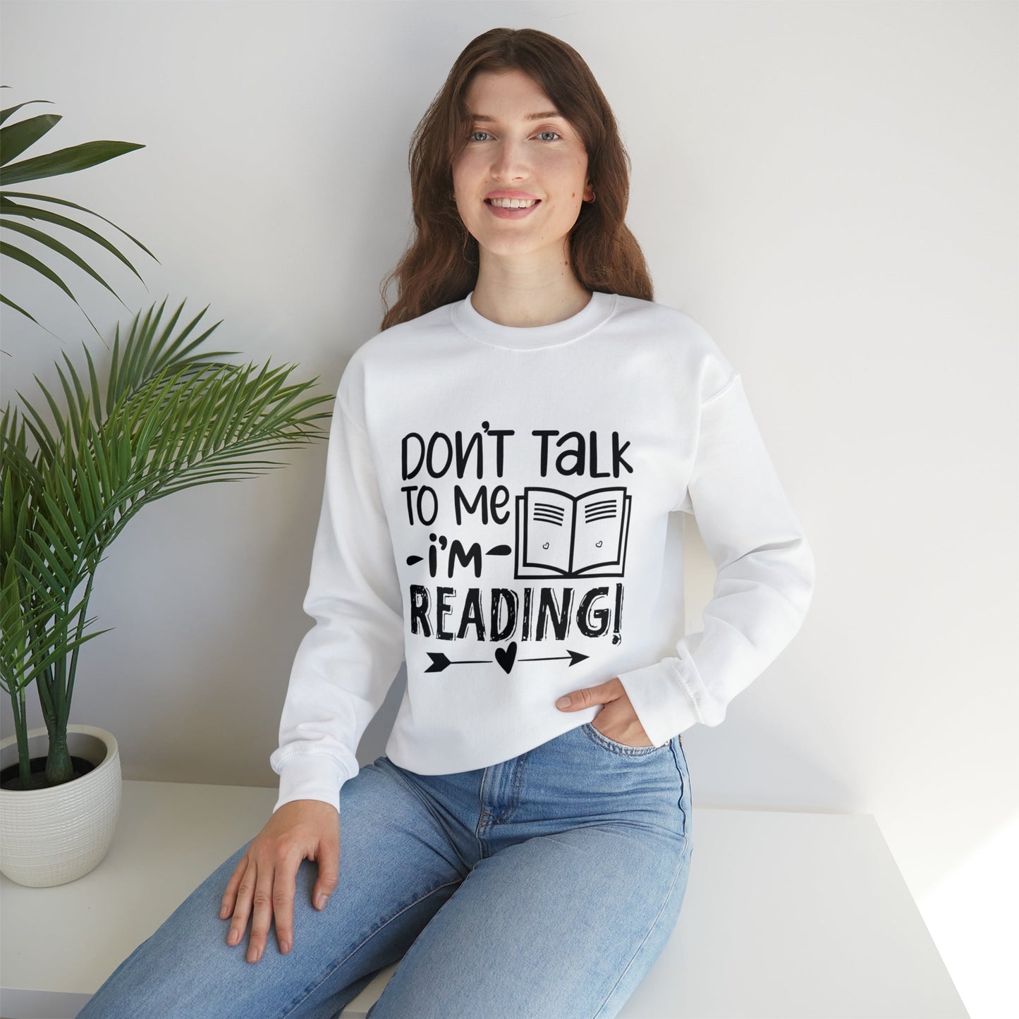 Don’t Talk Heavy Blend™ Crewneck Sweatshirt