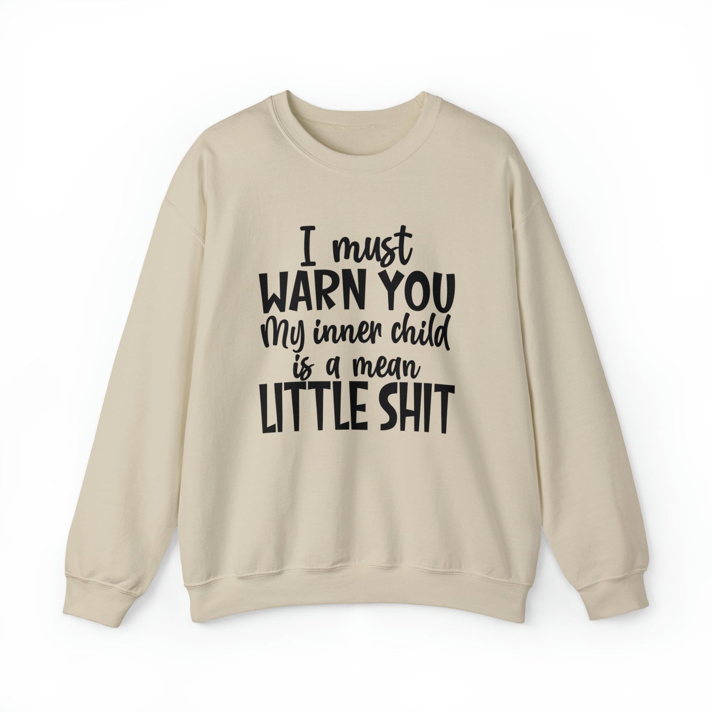Inner Child Is A Mean Little Shit Heavy Blend™ Crewneck Sweatshirt