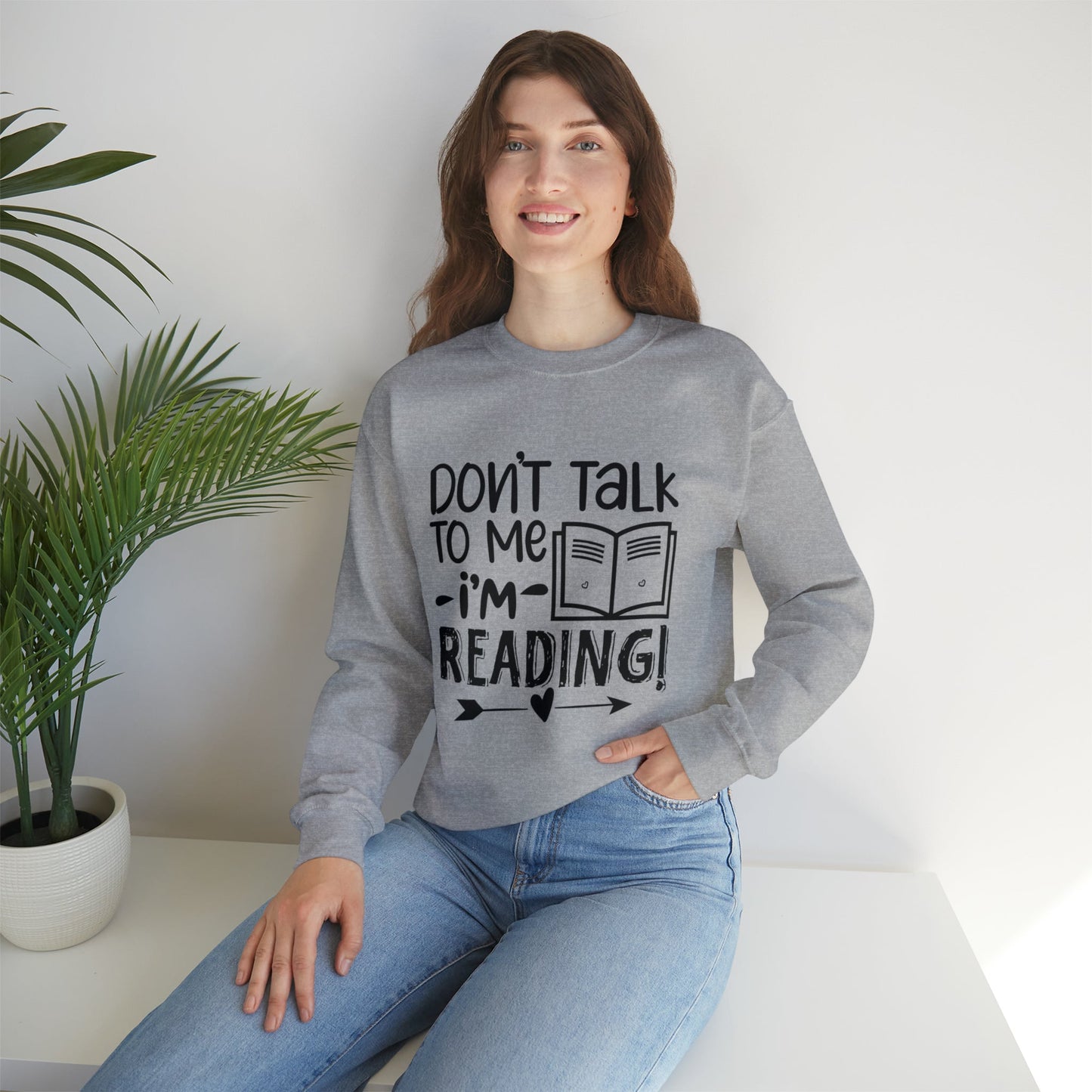Don’t Talk Heavy Blend™ Crewneck Sweatshirt