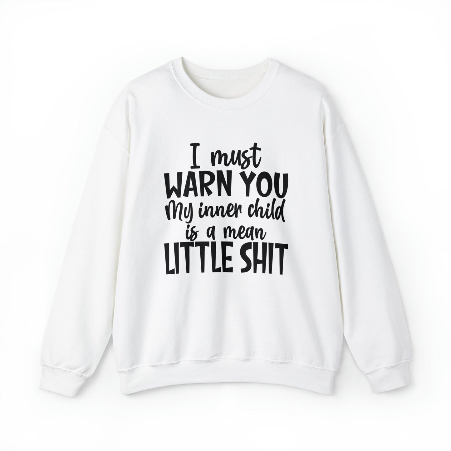 Inner Child Is A Mean Little Shit Heavy Blend™ Crewneck Sweatshirt