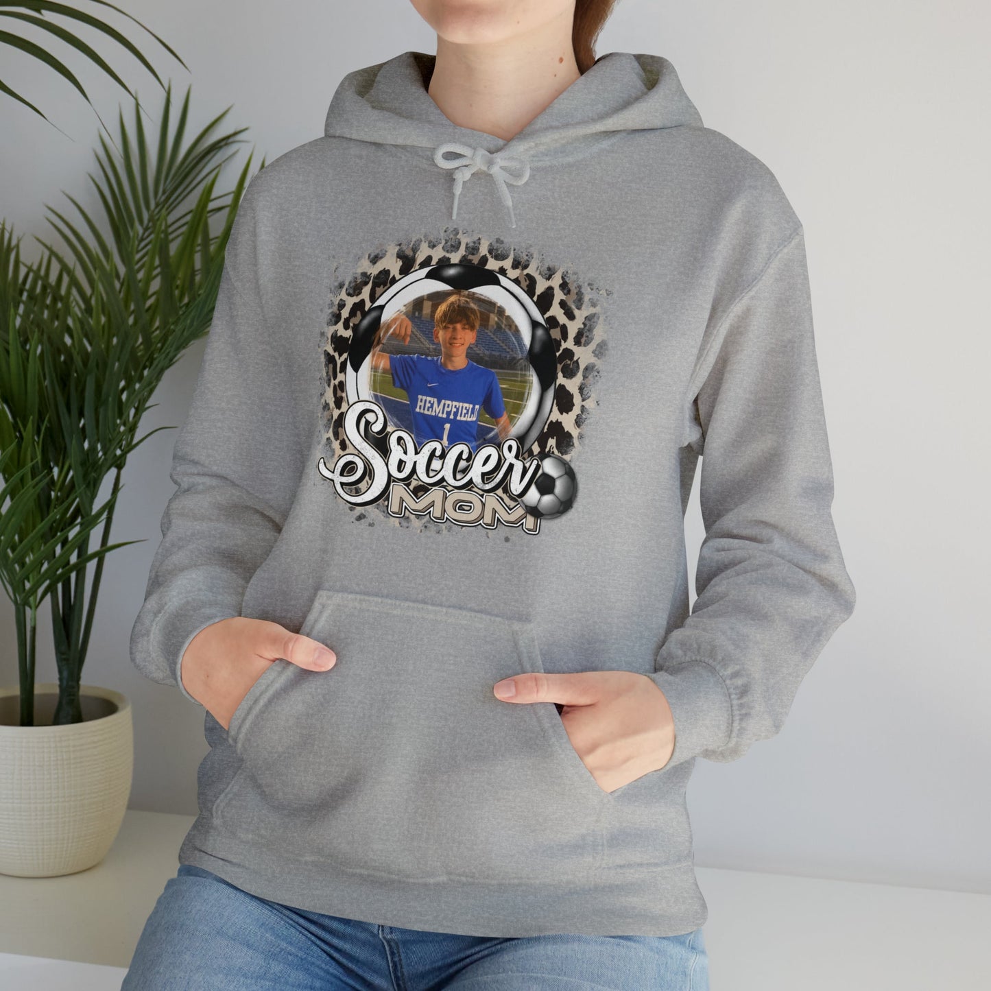 Custom Soccer Mom Heavy Blend™ Hooded Sweatshirt