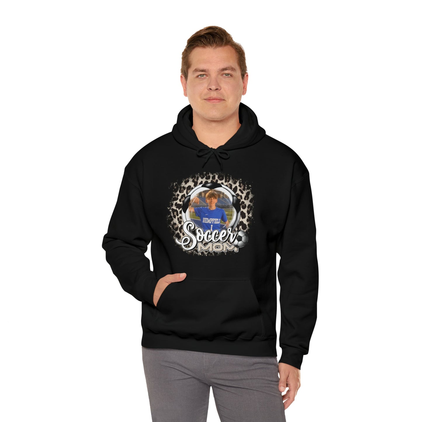 Custom Soccer Mom Heavy Blend™ Hooded Sweatshirt